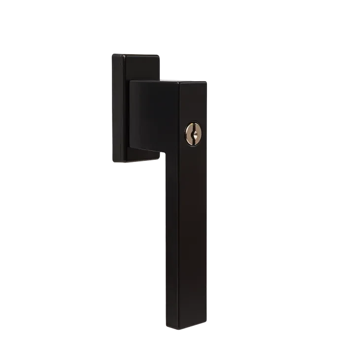 Window handle with a key - Dublin (RAL9005)