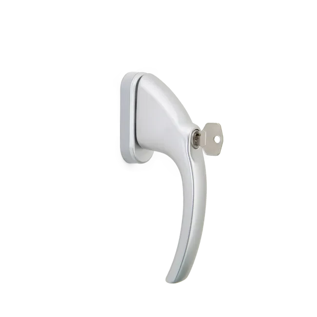 Window handle with a key IE (silver)