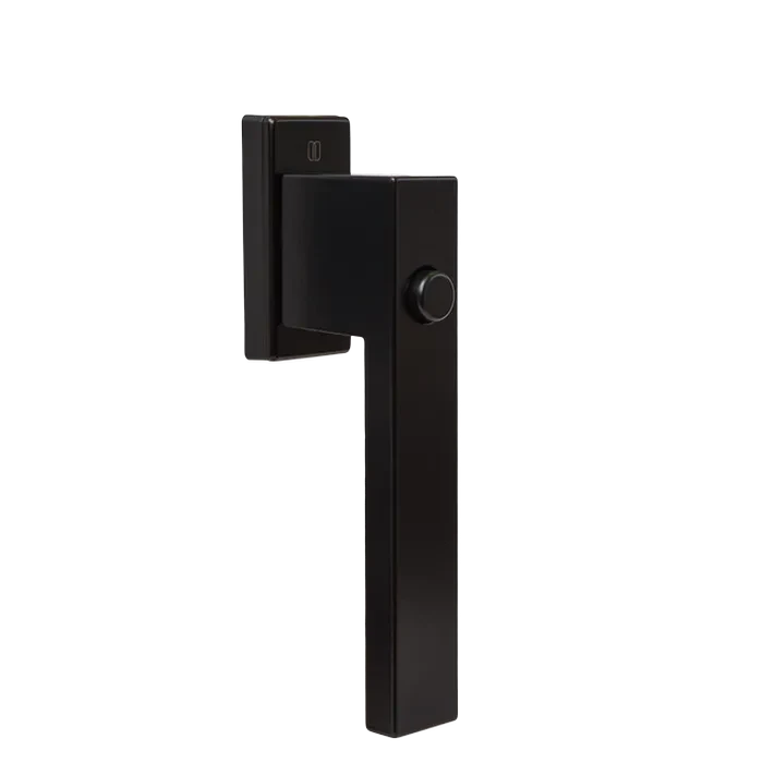 Window handle with a button - Dublin (RAL9005)