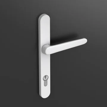 Door handle for roller shutter (white)