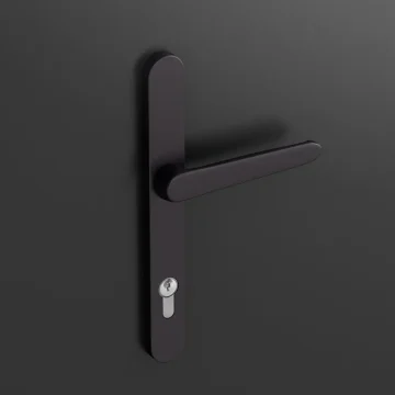 Door handle for roller shutter (brown)