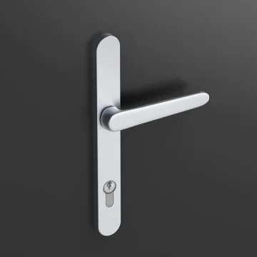 Door handle for roller shutter (silver)