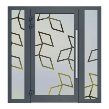 Sandblasted glass example 17