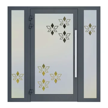 Sandblasted glass example 18