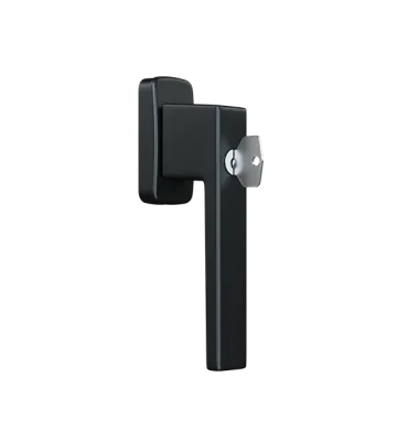 Window handle with a key - Kwadrat (RAL 7016)